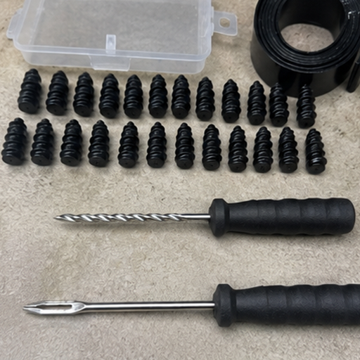 🔥 60PCS Self-Sealing Tire Repair Rubber Nails Kit with 2 Sizes