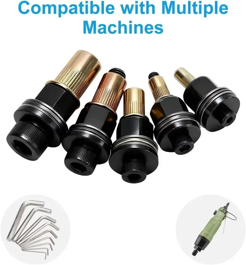 Manual Rivet Nut Tool Set (includes M3–M12 carbon steel rivet nuts)