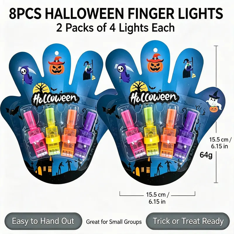 🎃 Spooky Pattern Finger Projector Lights