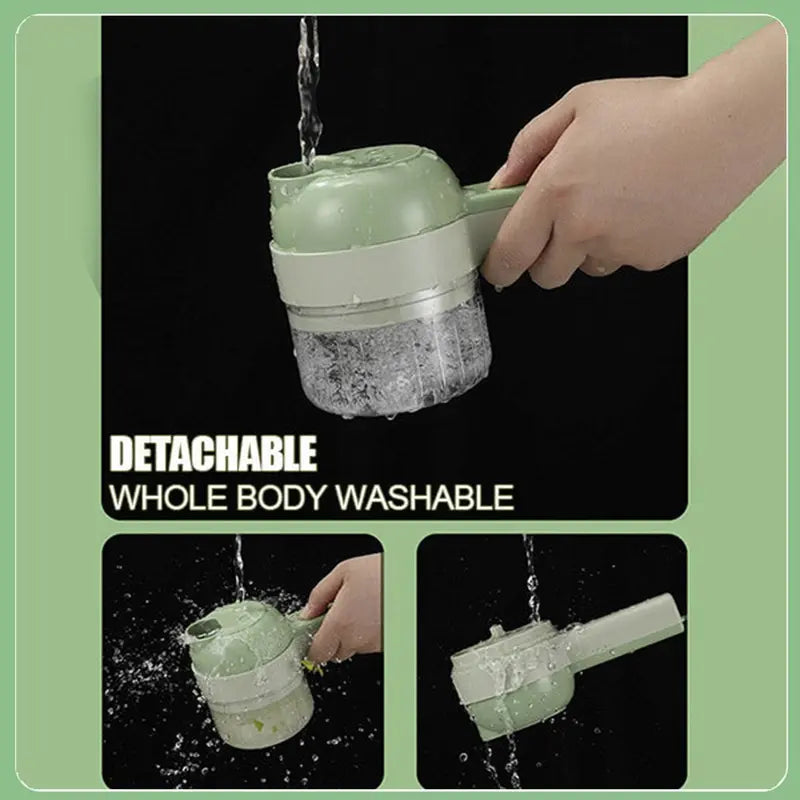 5-in-1 Electric Food Chopper Set – Multifunctional Handheld Food Processor