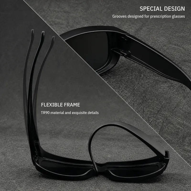 Unisex classic full-rimmed sunglasses