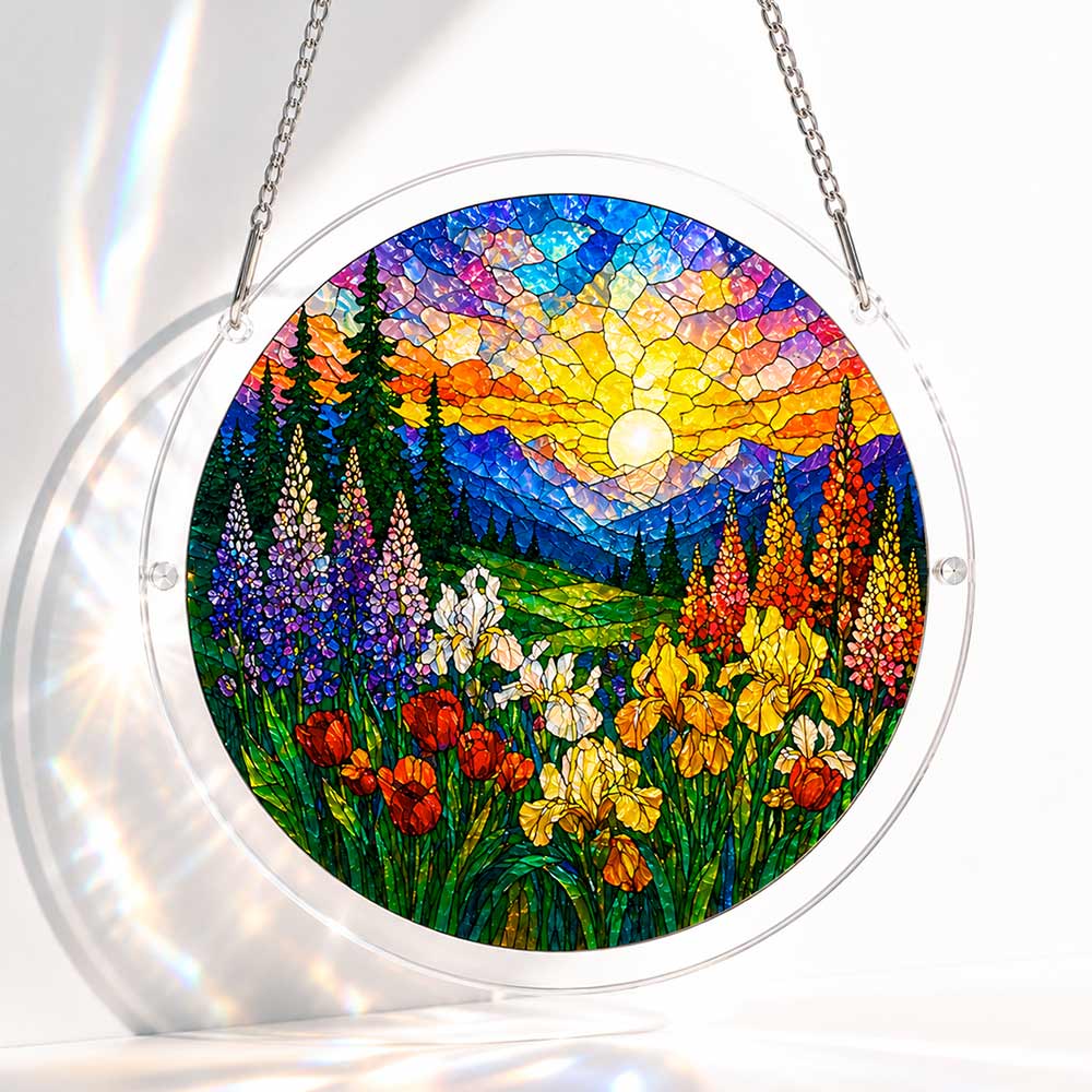 Acrylic Jigsaw Puzzle Suncatcher - Bloom Valley