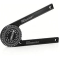 Aluminum Alloy Misaligner Protractor | 7-inch Rust-Proof Angle Ruler with 360° Measuring Range