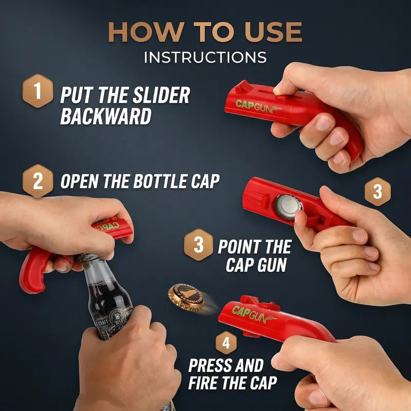Fun beer bottle opener – also a fun shooting toy
