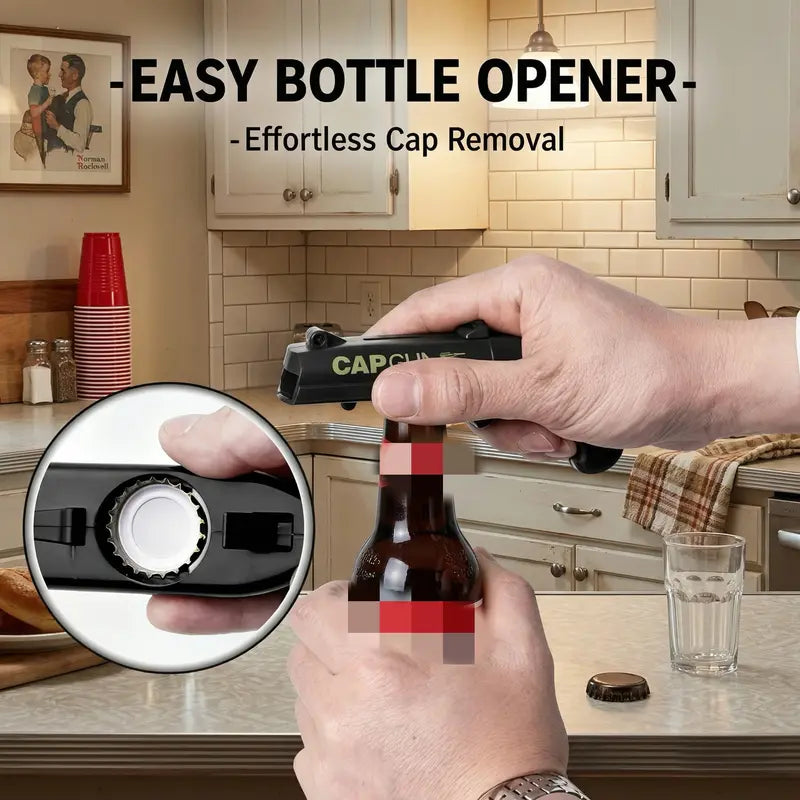 Fun beer bottle opener – also a fun shooting toy