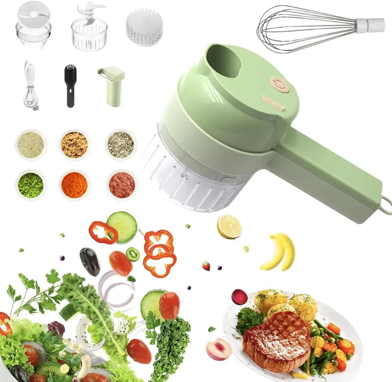 5-in-1 Electric Food Chopper Set – Multifunctional Handheld Food Processor