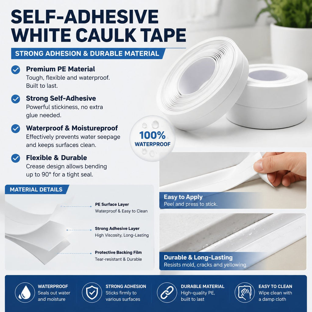 Self-adhesive sealing tape—PE waterproof sealing strip