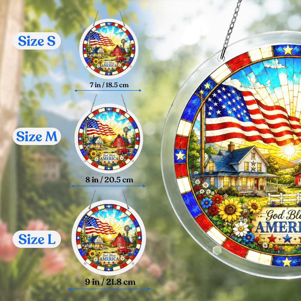 🔥Limited Edition🔥 Acrylic Jigsaw Puzzle Suncatcher - Home of Freedom