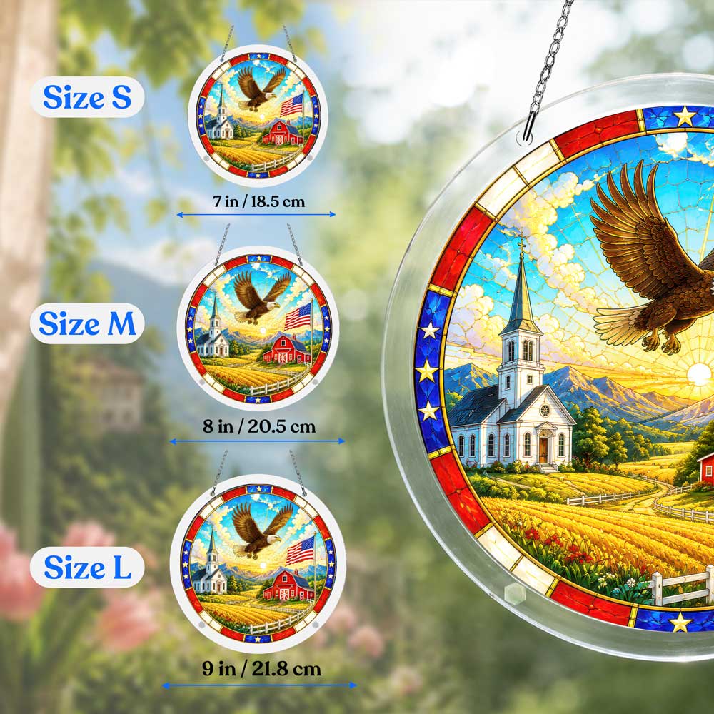 Acrylic Jigsaw Puzzle Suncatcher - Heartland Glory