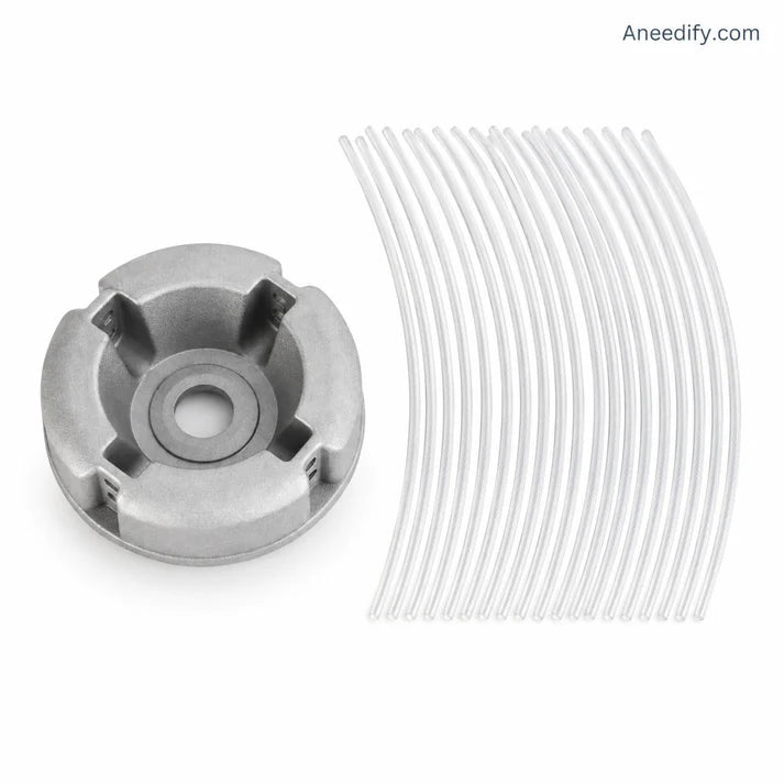 ⚙️ Aluminum Alloy Trimmer Head — 4-line cutting, universal fit, rugged and durable 🌿