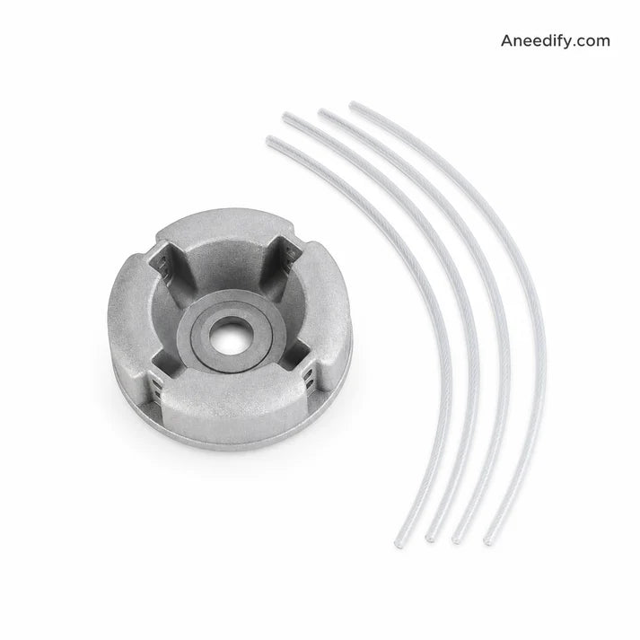 ⚙️ Aluminum Alloy Trimmer Head — 4-line cutting, universal fit, rugged and durable 🌿