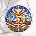 Acrylic Jigsaw Puzzle Suncatcher - Freedom Celebration