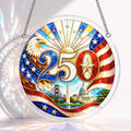 Acrylic Jigsaw Puzzle Suncatcher - Independence Pride