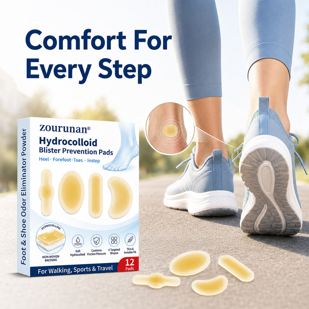 👠 Anti-Blister Invisible Heel Pads – 💧 Waterproof & Sweat-Resistant