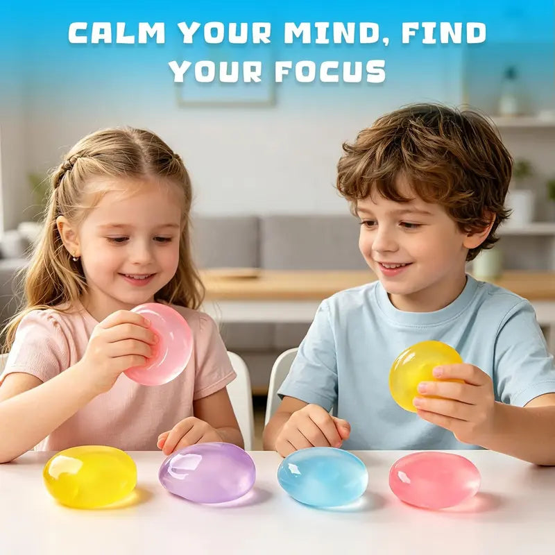 Coconut Oil Stress Ball—a moldable, non-rebounding, handmade sensory toy for relieving anxiety and stress.