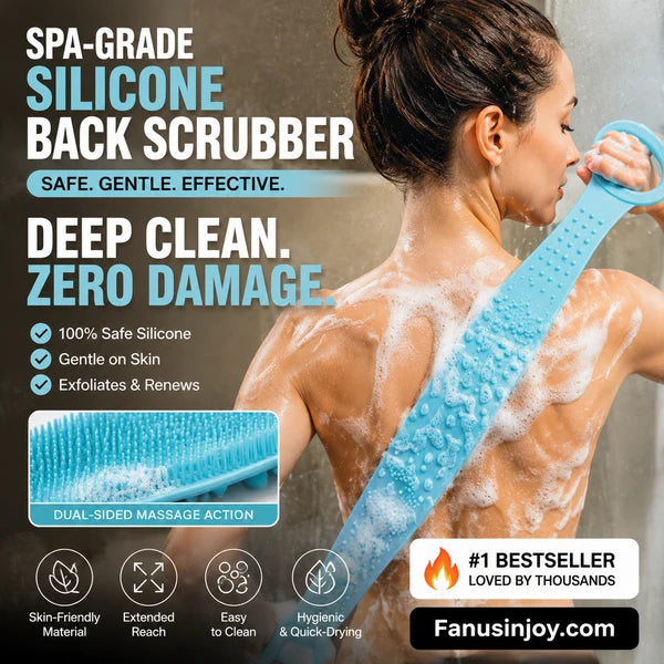🛀 Enjoy 50% off now! 🧽 Silicone Back-Scrubbing Brush — Make bathing easier