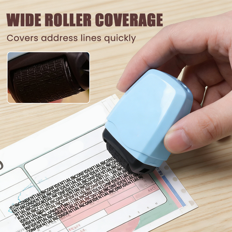 Privacy Protection Roller Stamp👣