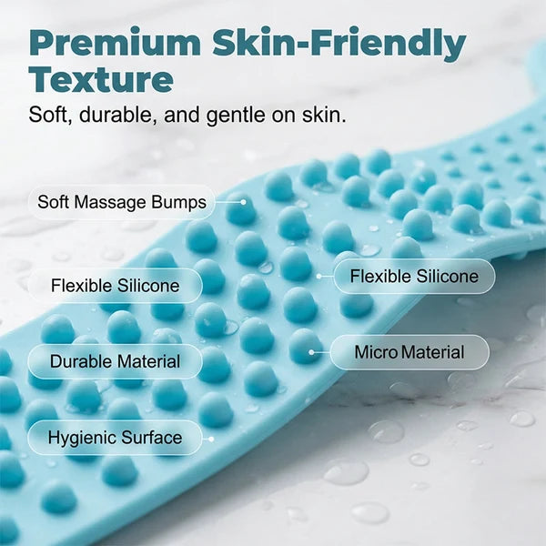 🛀 Enjoy 50% off now! 🧽 Silicone Back-Scrubbing Brush — Make bathing easier