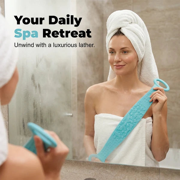 🛀 Enjoy 50% off now! 🧽 Silicone Back-Scrubbing Brush — Make bathing easier