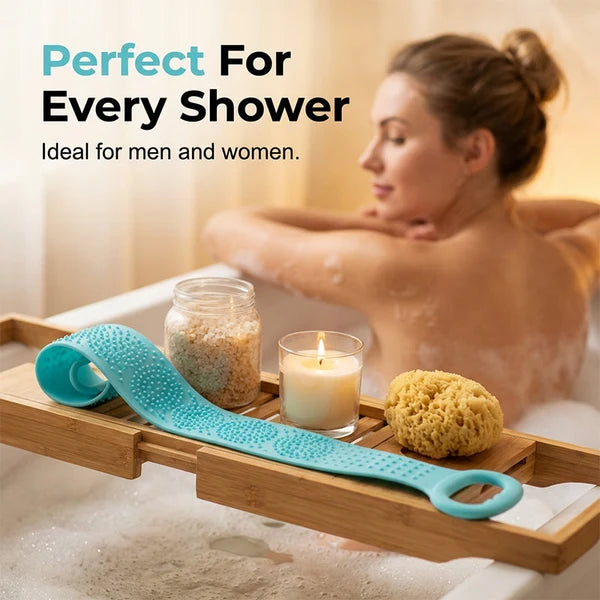 🛀 Enjoy 50% off now! 🧽 Silicone Back-Scrubbing Brush — Make bathing easier