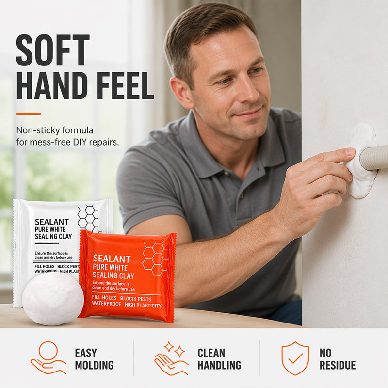 🧱 Waterproof Sealing Putty for A/C Pipe Wall Holes — Suitable for pipe gaps and wall openings
